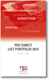 PRO Direct List Booklet 2012